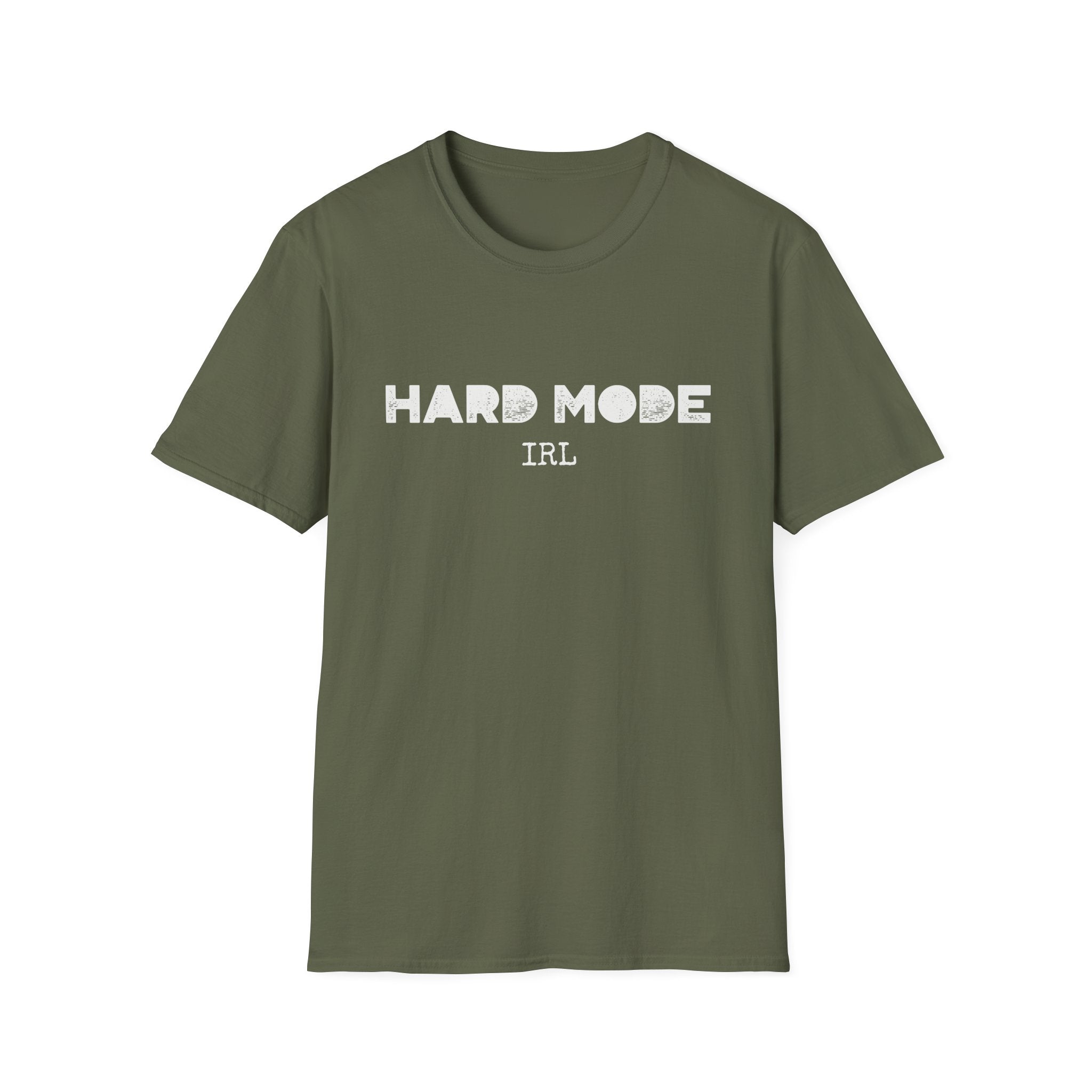 Hard Mode IRL (White Text) T-Shirt