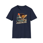 “Orbital Rest Stop” Vintage Camper & Saturn Graphic T-Shirt