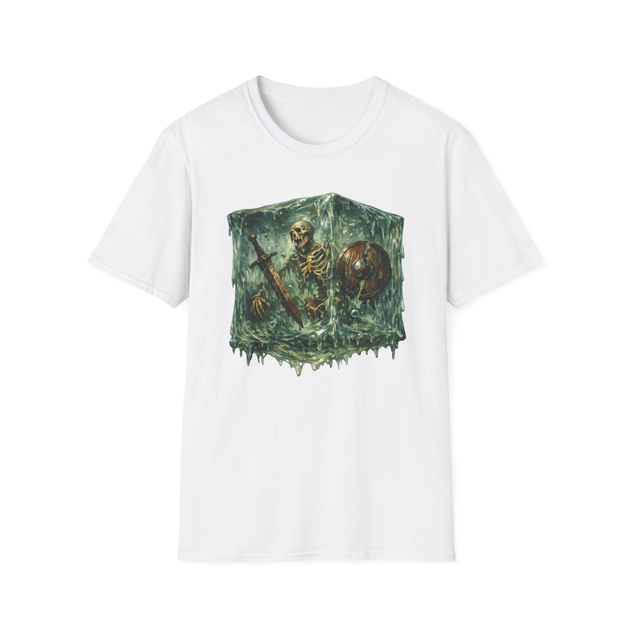 Gelatinous Cube T-Shirt — Dark Fantasy Monster Graphic Tee