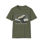 “The Signal Keeps Fading” Vintage Sci‑Fi T-Shirt - Satellite Dish Graphic Tee