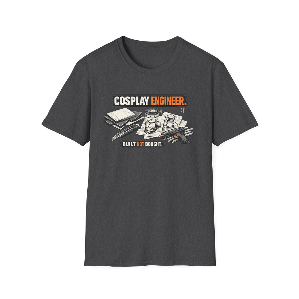 Cosplay Engineer T‑Shirt — "Built Not Bought" Maker Tee