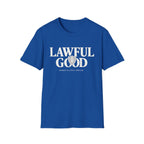 Lawful Good T-Shirt — 'Morale Is A Full-Time Job' RPG D&D Player Tee