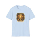 'Homeward' Forest Path Illustration T-Shirt