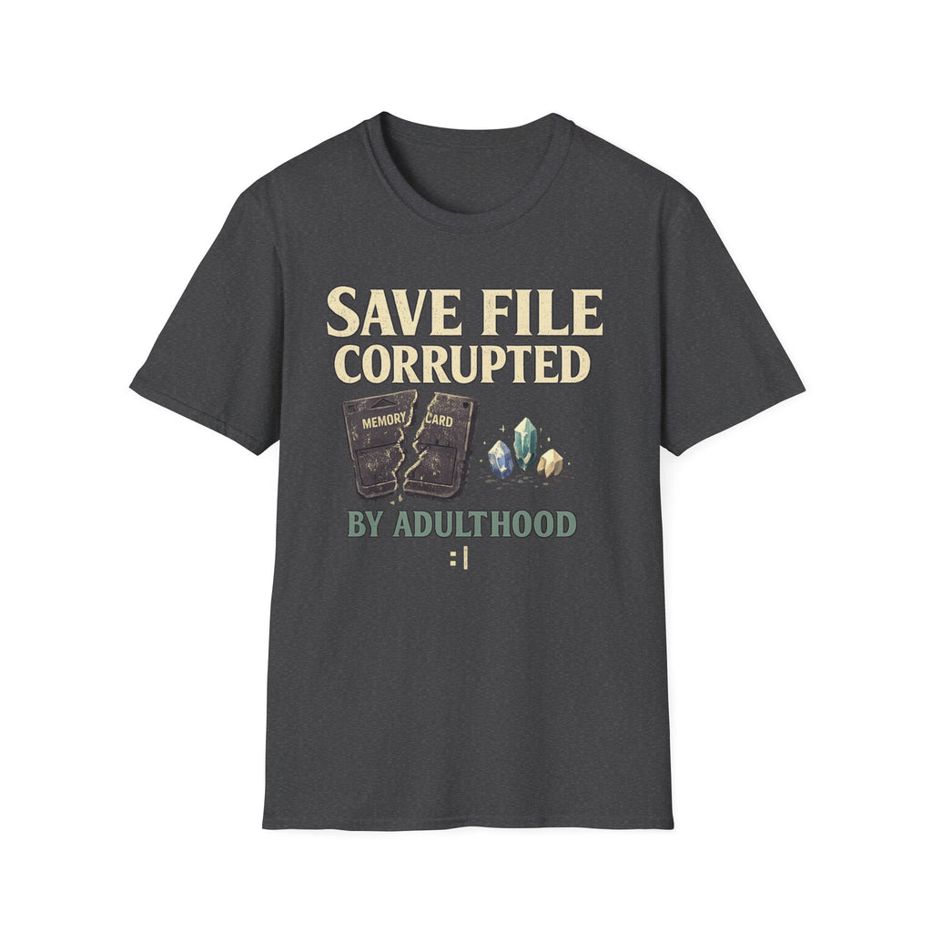 Save File Corrupted by Adulthood T-Shirt