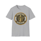 Verified Survivor T-Shirt - Vintage Lantern Emblem Tee