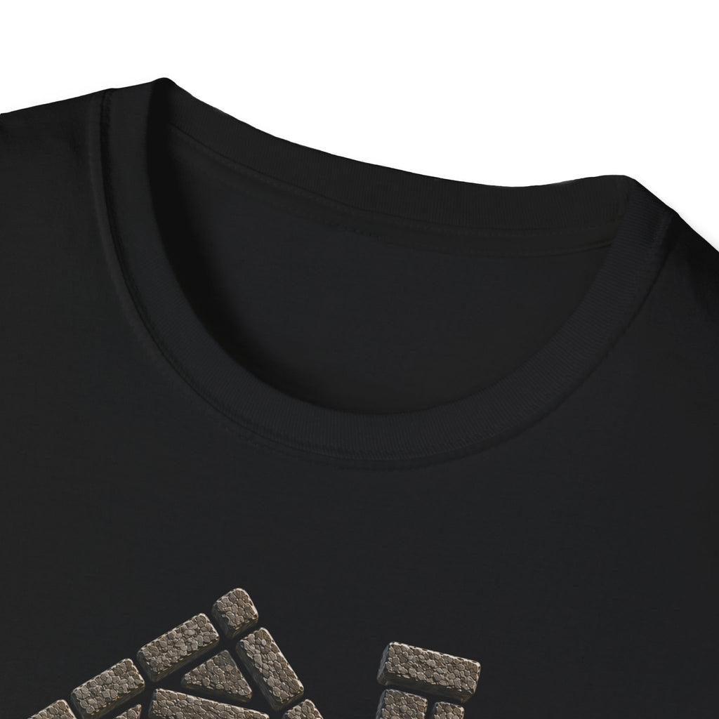 Stone Tavern Cottage T‑Shirt — Cozy Stone Pub Illustration Tee