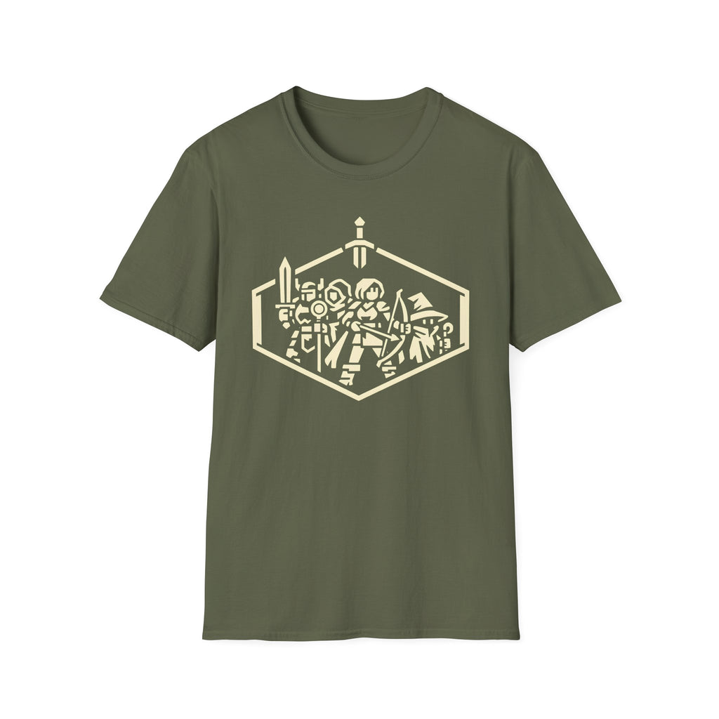 RPG Party T‑Shirt - Retro Dungeon Adventurers Graphic Tee