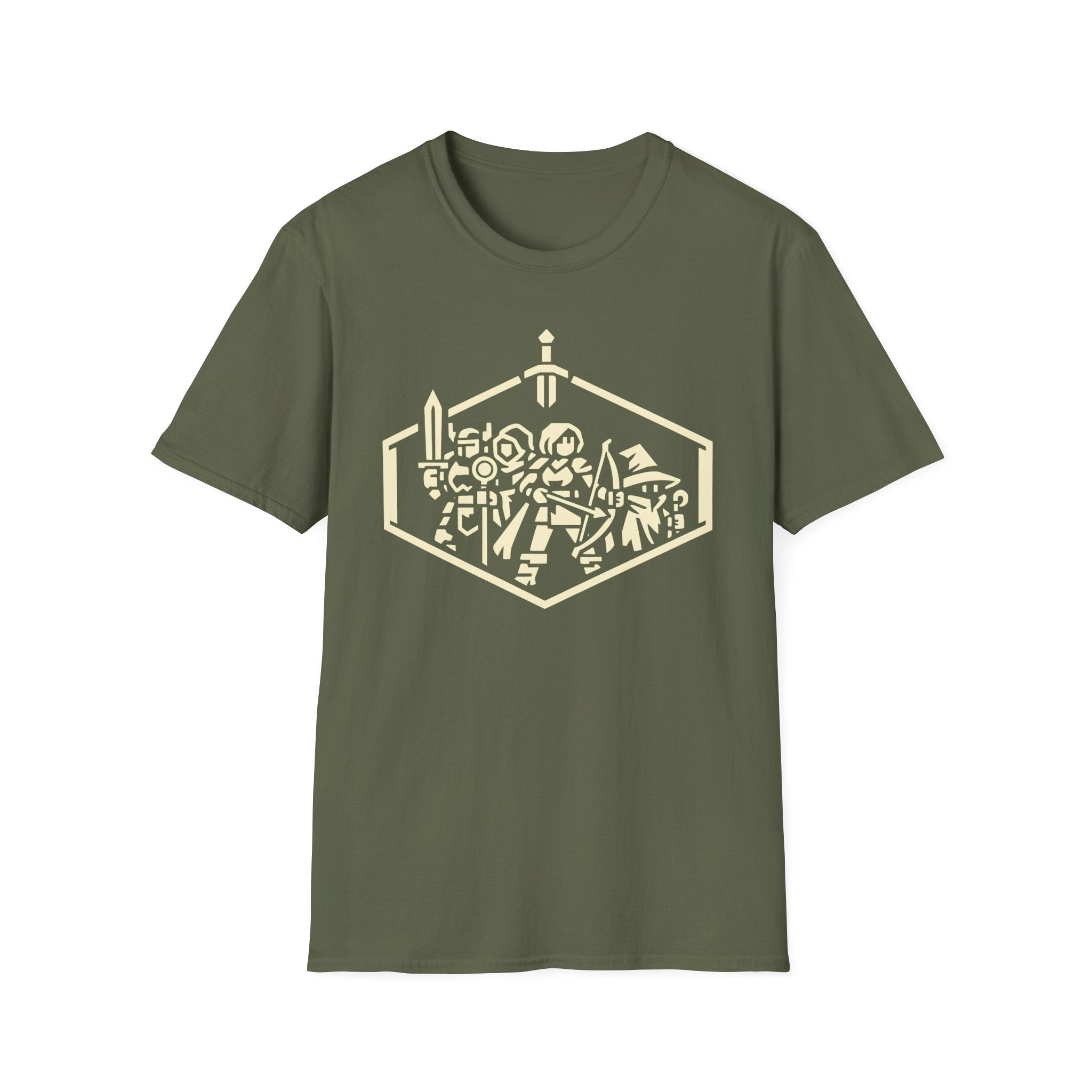 RPG Party T‑Shirt - Retro Dungeon Adventurers Graphic Tee