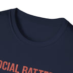 Social Battery Low Funny Introvert Graphic T-Shirt