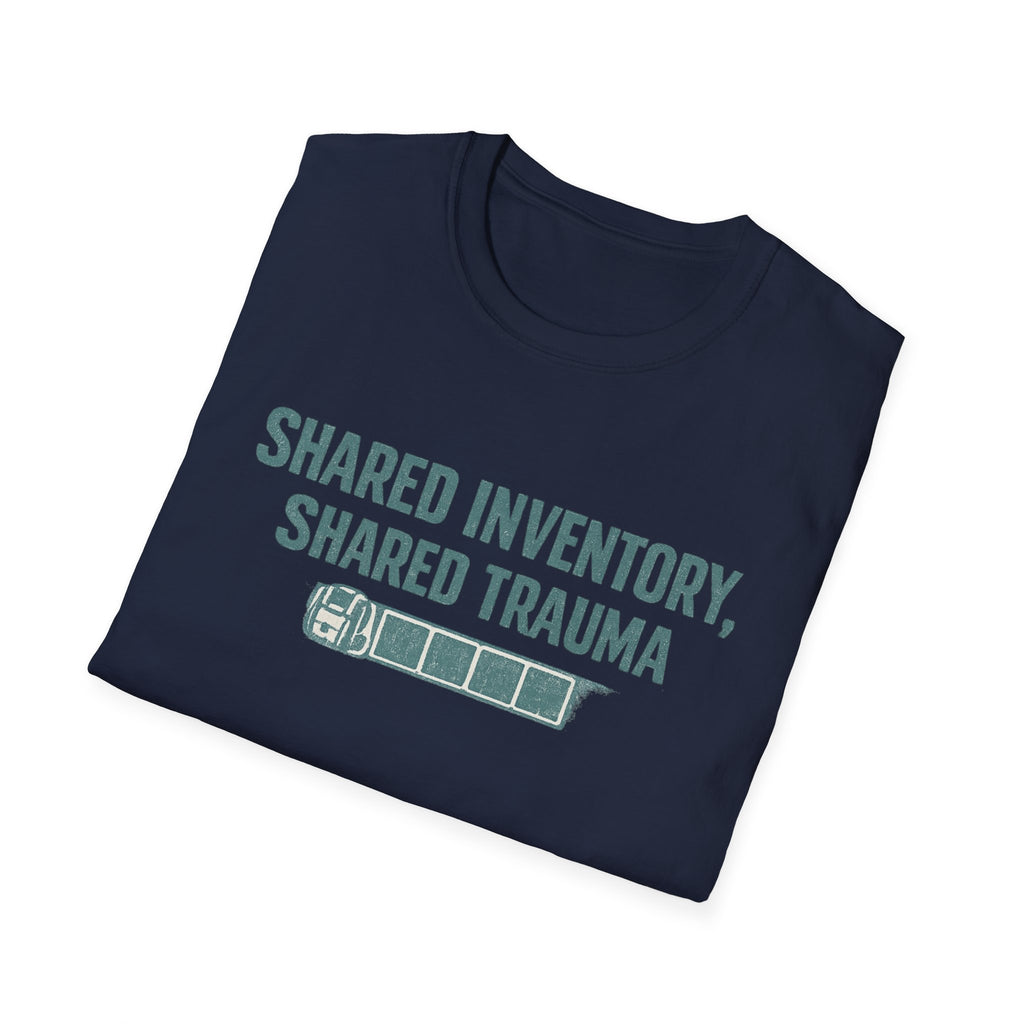 Shared Inventory, Shared Trauma Distressed T-Shirt