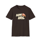 HM IRL Retro Logo T-Shirt — Vintage Sunset Graphic Tee