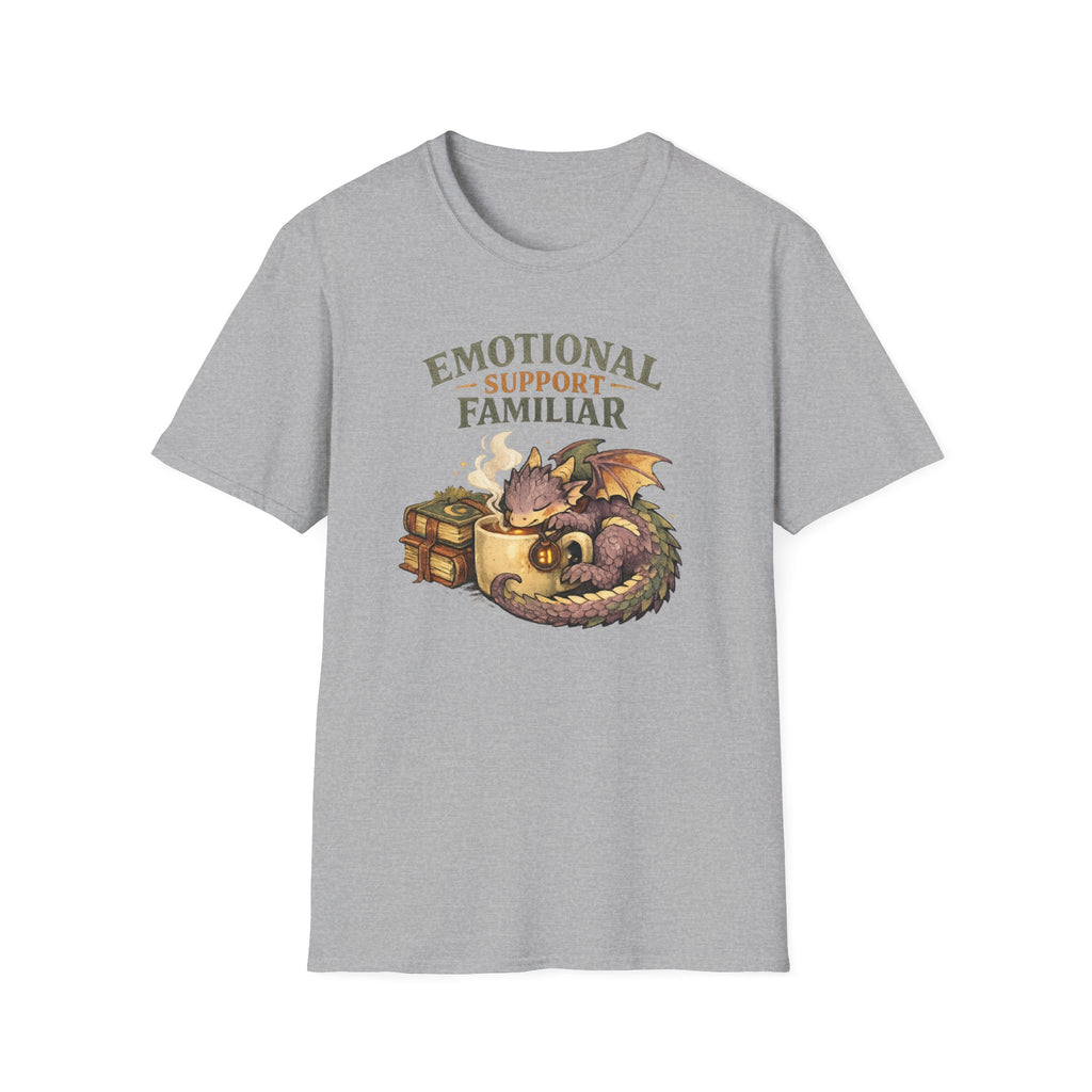 Emotional Support Familiar Cute Sleeping Dragon T-Shirt