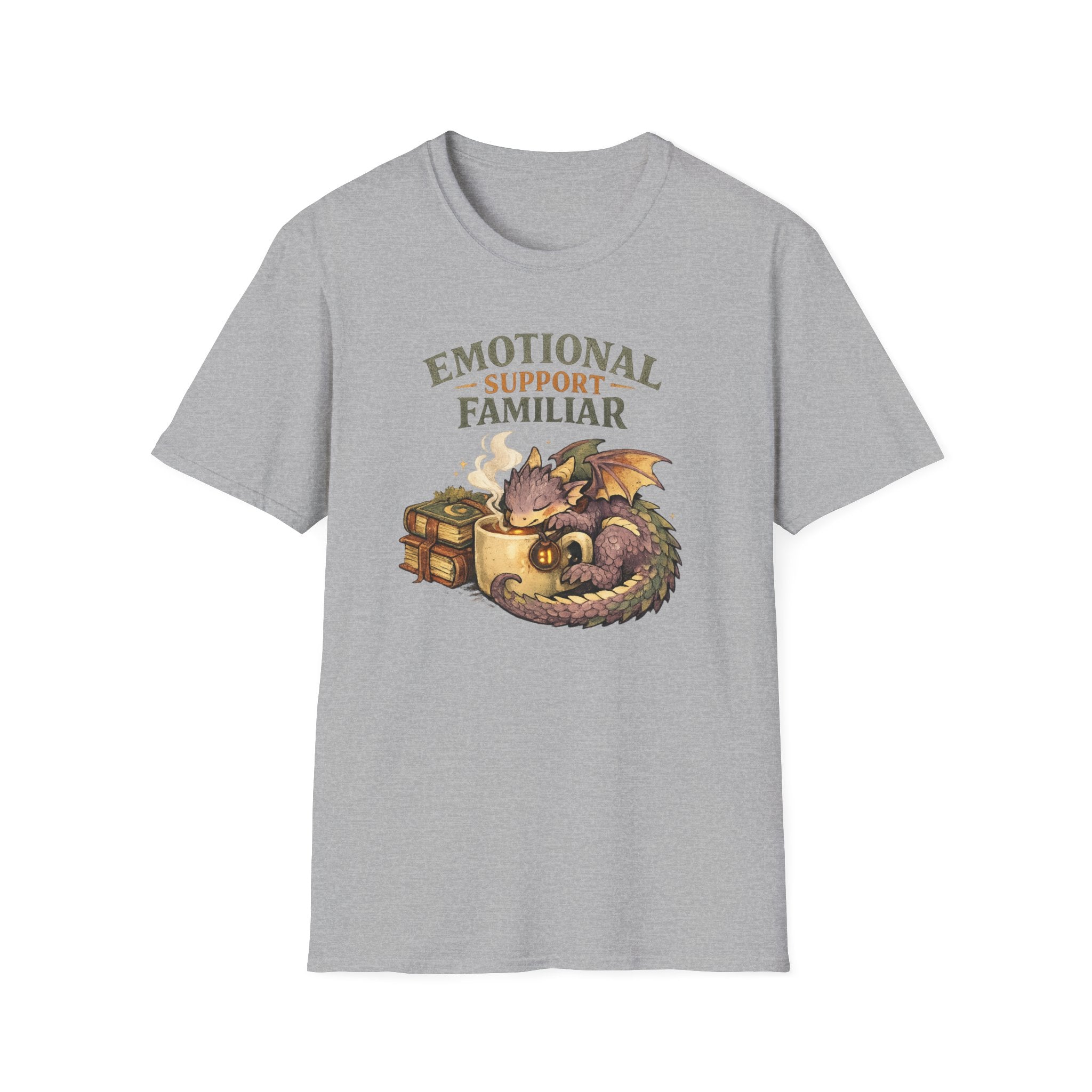 Emotional Support Familiar Cute Sleeping Dragon T-Shirt