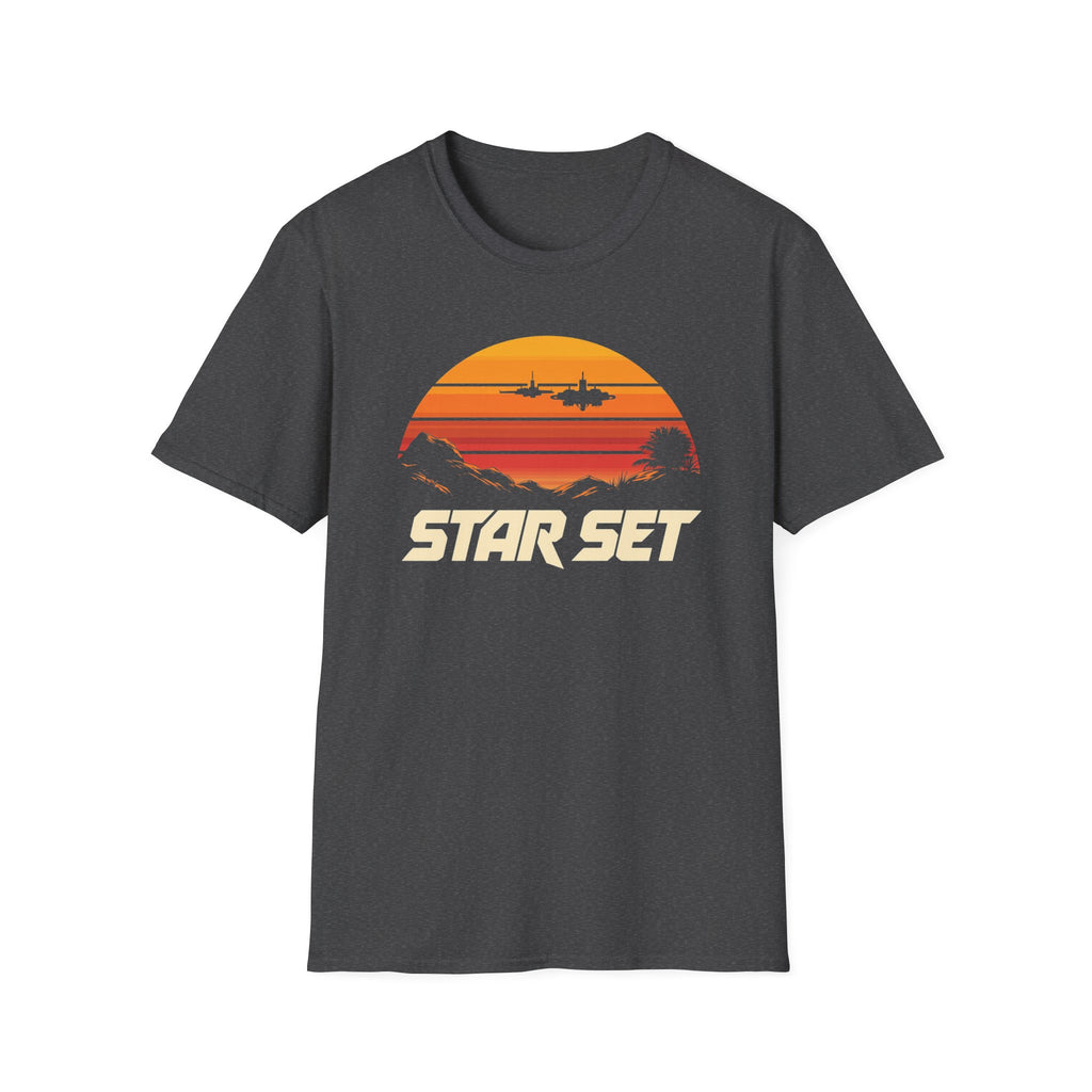 "Star Set" Retro Sunset Graphic T-Shirt