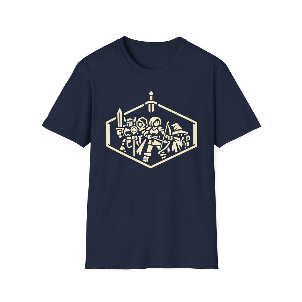 RPG Party T‑Shirt - Retro Dungeon Adventurers Graphic Tee