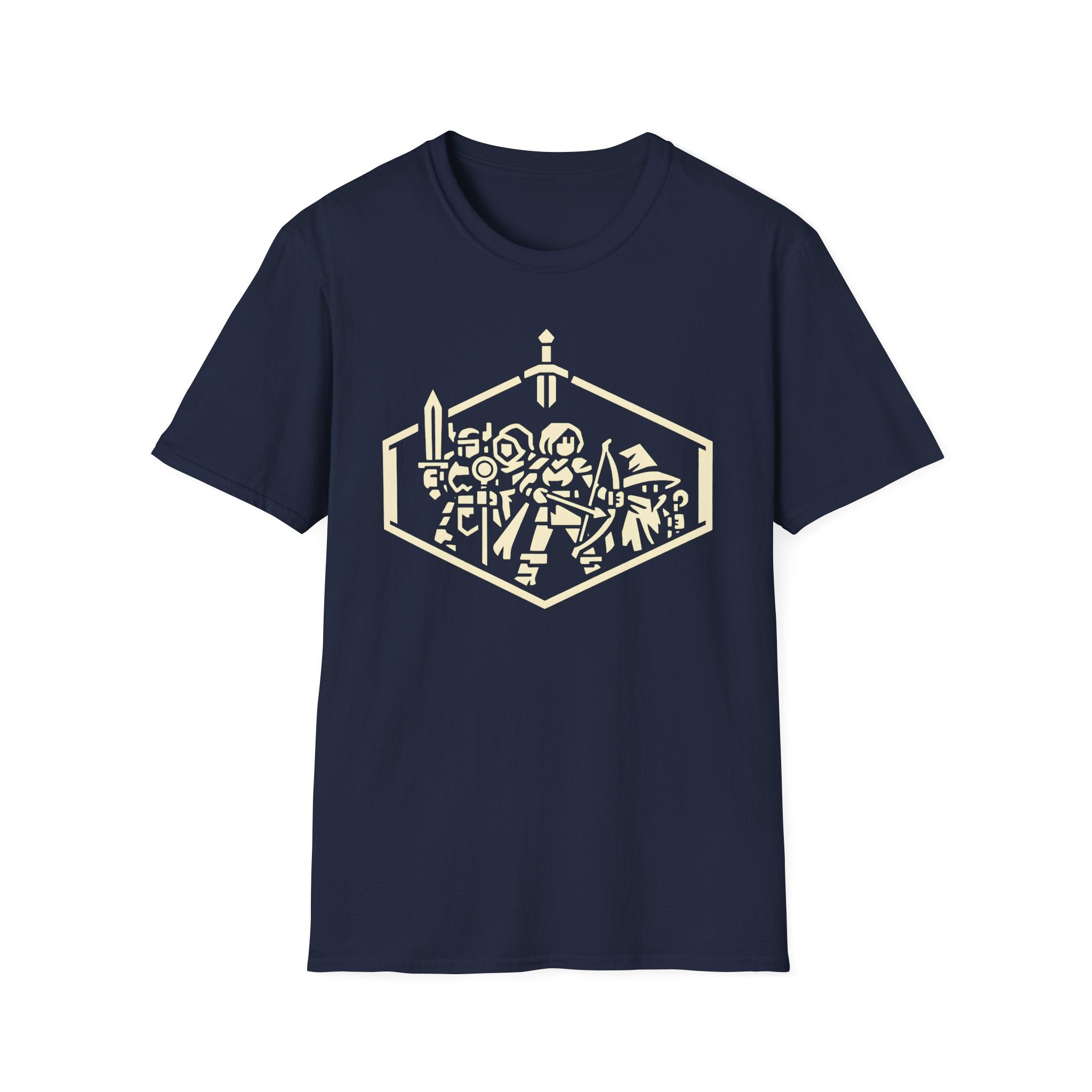 RPG Party T‑Shirt - Retro Dungeon Adventurers Graphic Tee