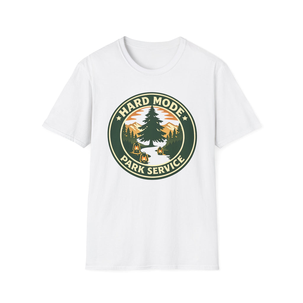 "Hard Mode Park Service" T-Shirt - Bold Graphic Tee