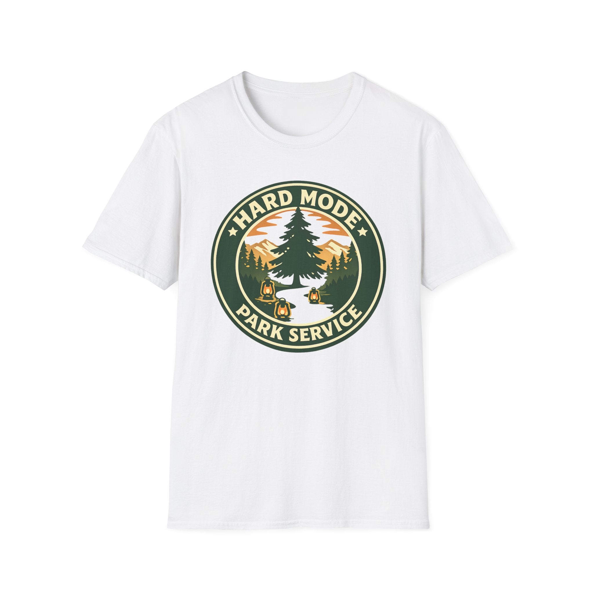 "Hard Mode Park Service" T-Shirt - Bold Graphic Tee