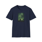 'Maintenance' Mode Retro Futuristic - Gardener Cityscape T-Shirt