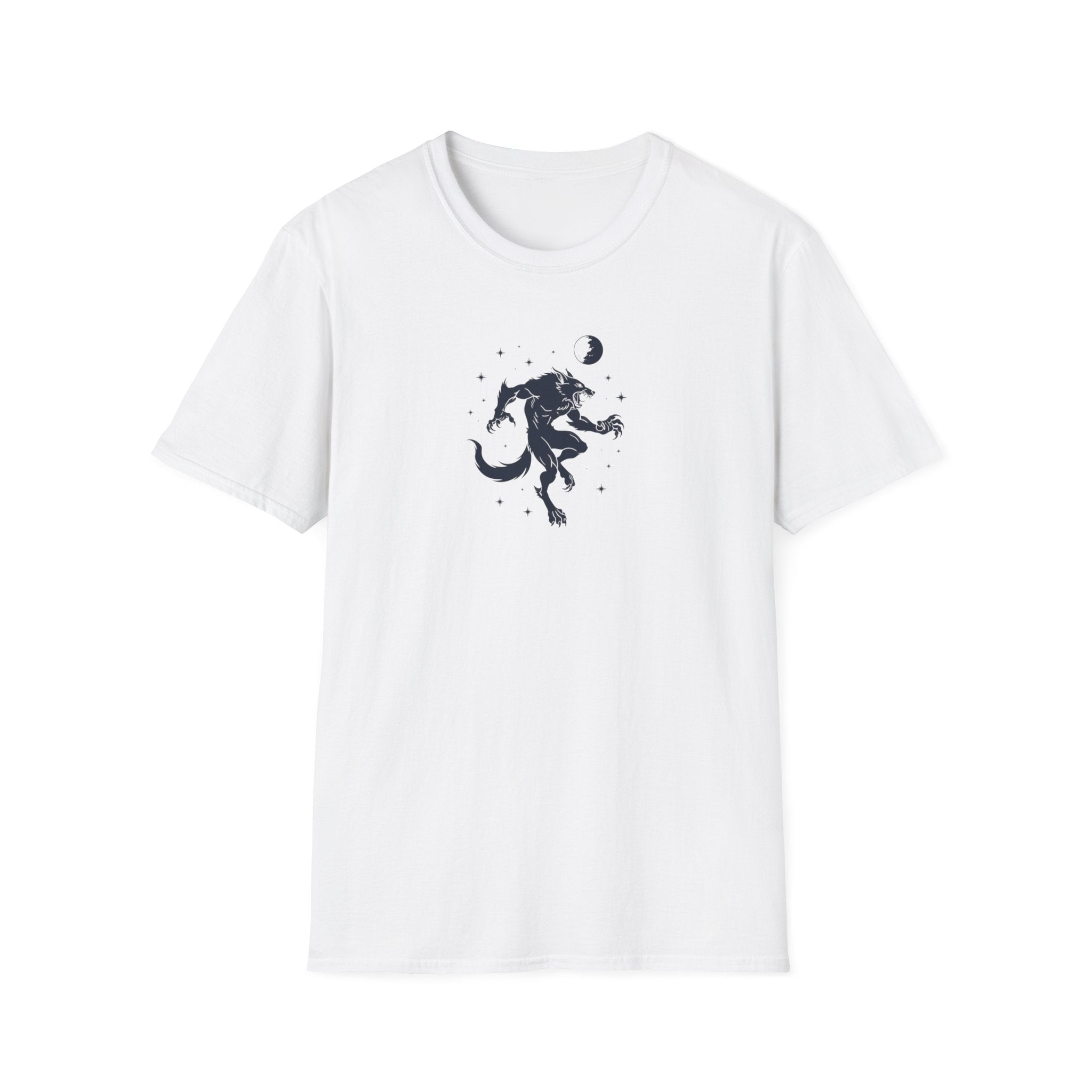 Werewolf Moon T-Shirt — Lunar Wolf Silhouette Tee