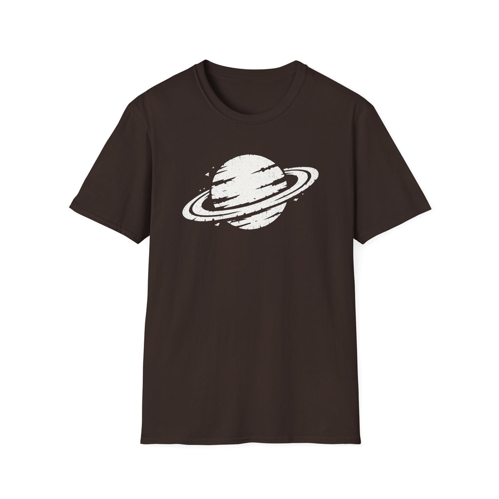 Distressed Saturn Graphic T-Shirt - Vintage Planet Space Tee