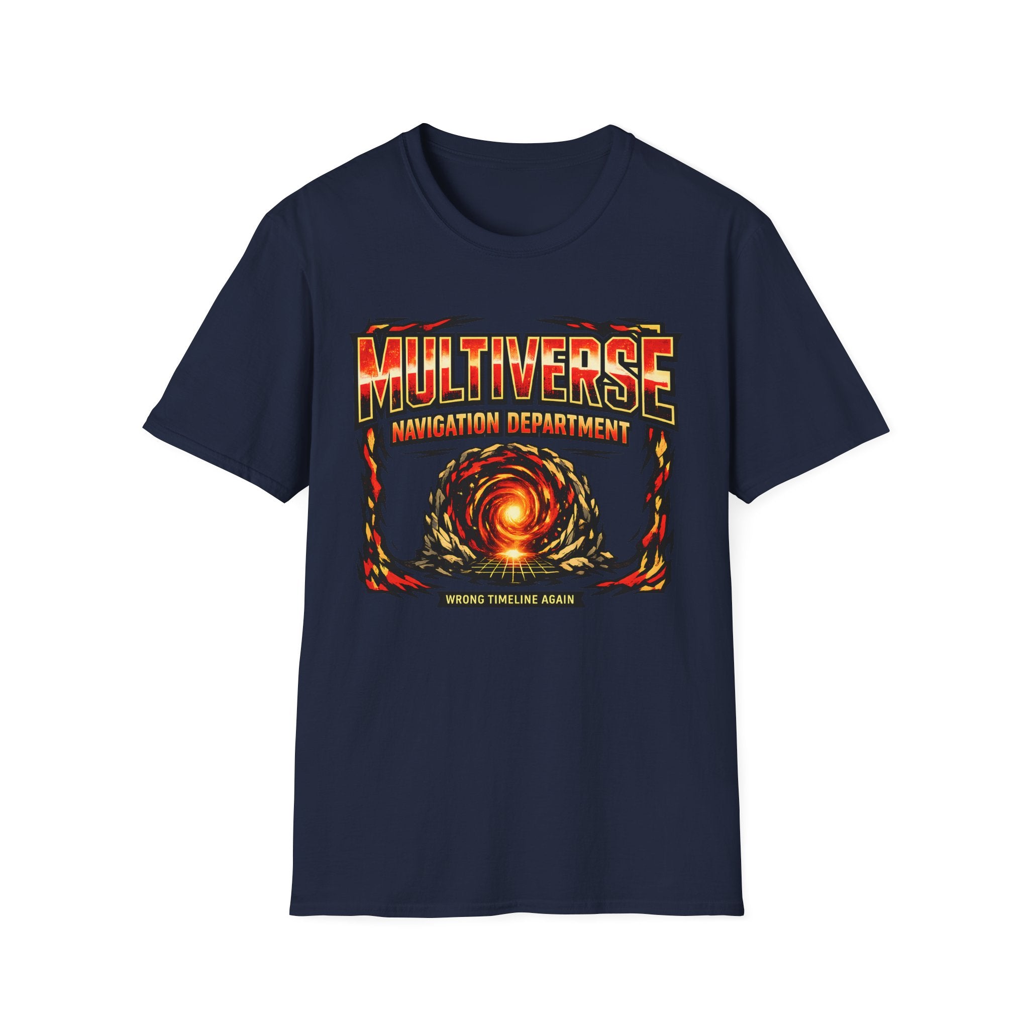 Multiverse Navigation Department T-Shirt - Sci‑Fi Portal Graphic Tee