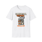 Convention Veteran T-Shirt — Vintage Badge & Lanyard Design