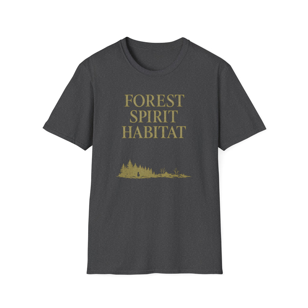Forest Spirit Habitat T-Shirt - Fantasy Nature Lover Graphic Tee