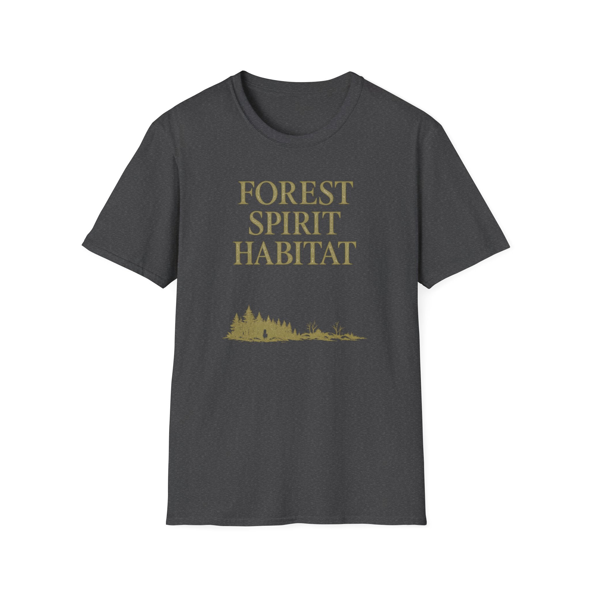 Forest Spirit Habitat T-Shirt - Fantasy Nature Lover Graphic Tee