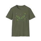 Alien Eyes T-Shirt - Neon Green Sci-fi Space Graphic Tee
