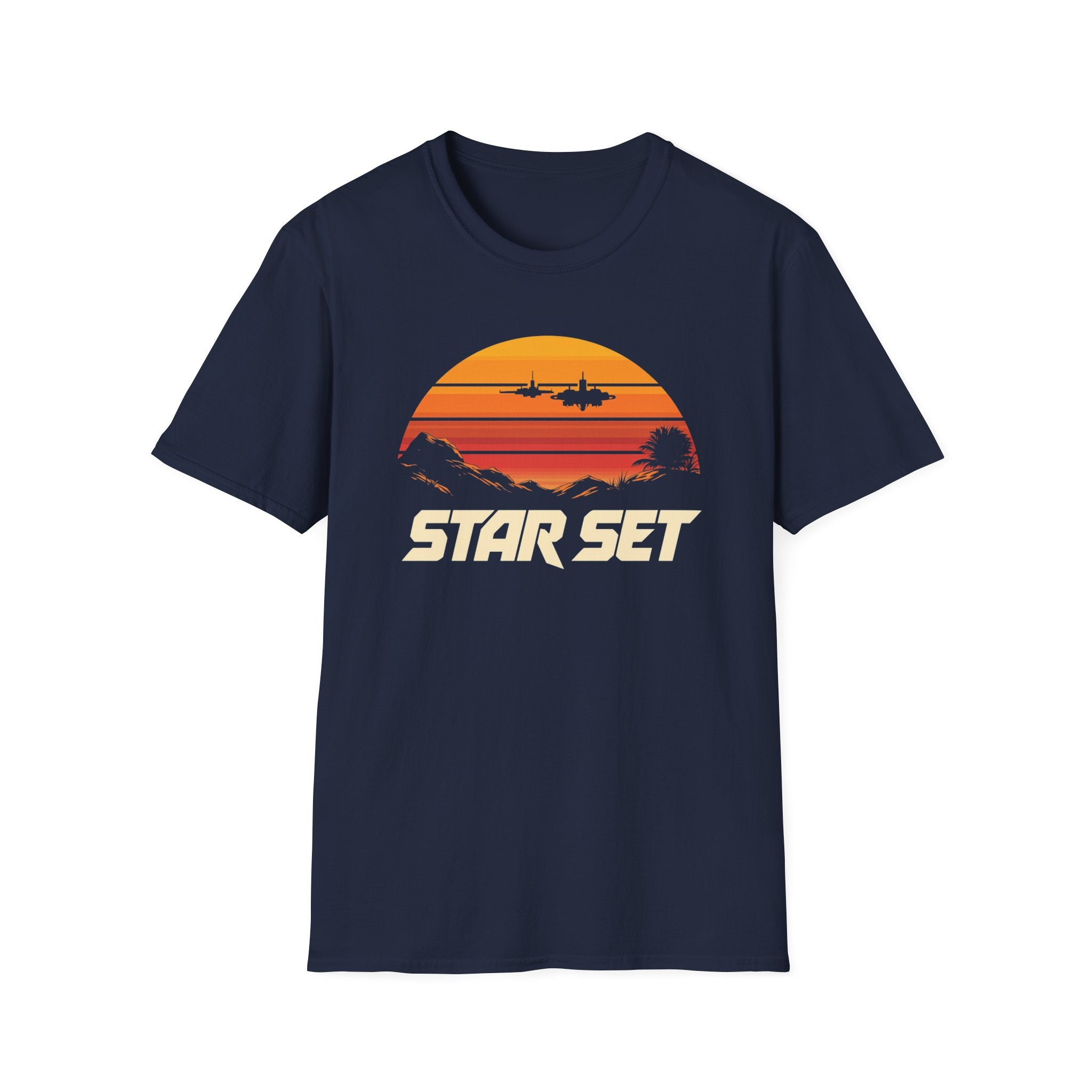"Star Set" Retro Sunset Graphic T-Shirt