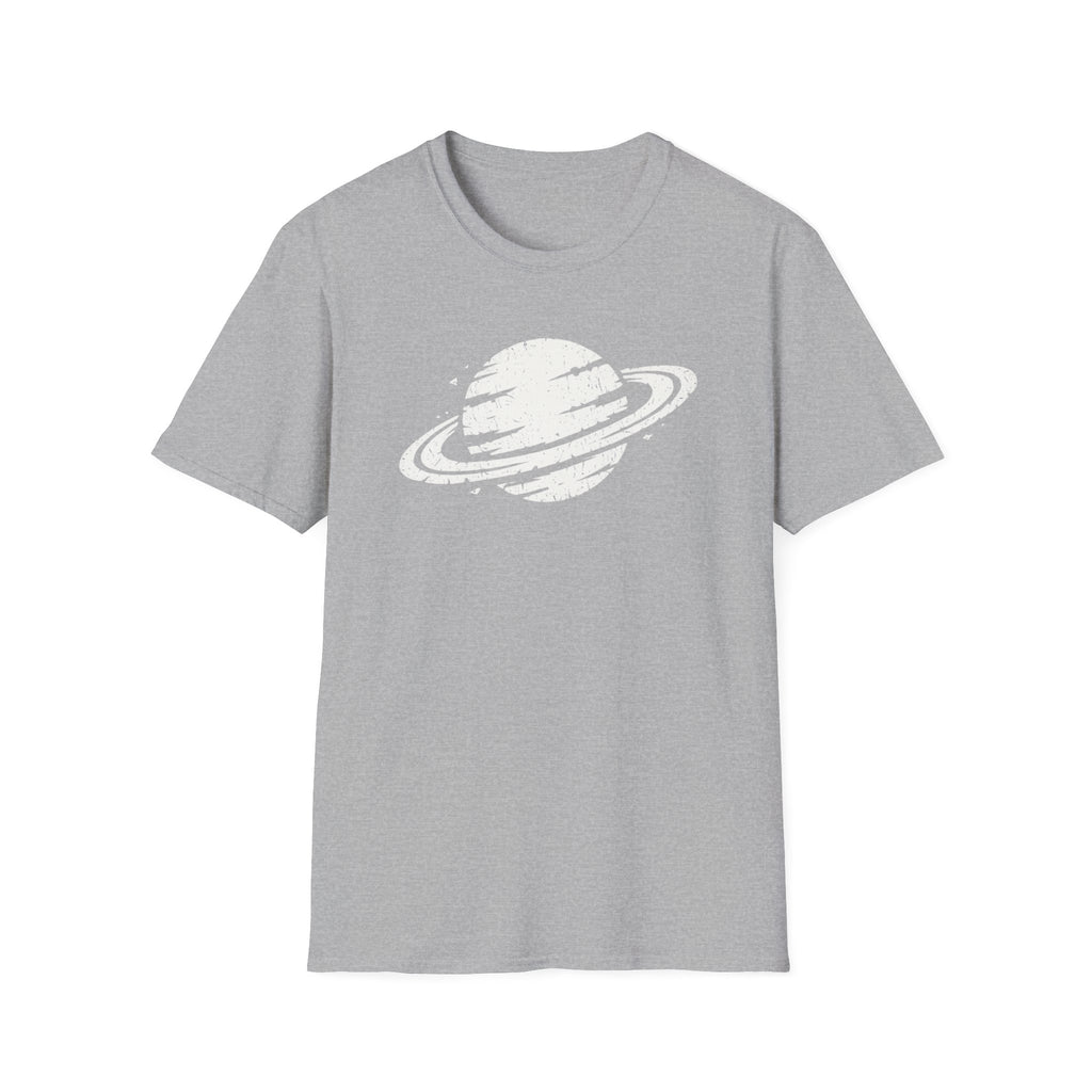 Distressed Saturn Graphic T-Shirt - Vintage Planet Space Tee