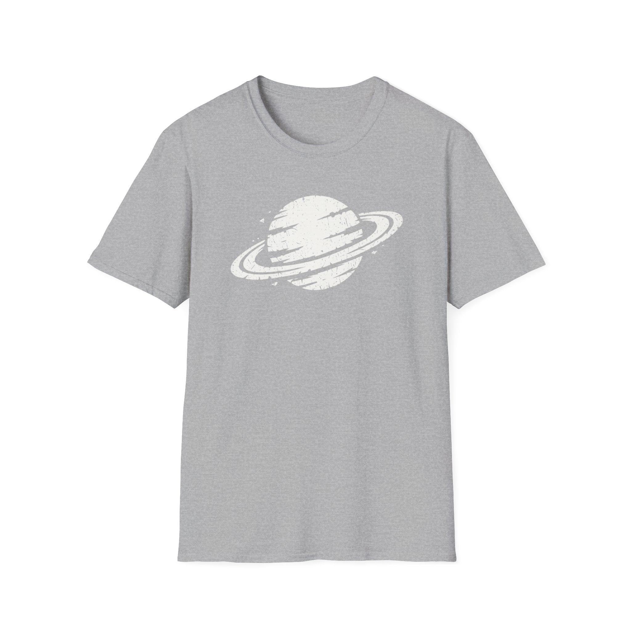Distressed Saturn Graphic T-Shirt - Vintage Planet Space Tee