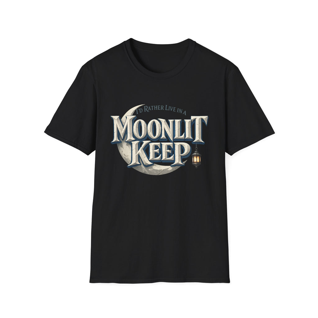 I'd Rather Live in a Moonlit Keep Fantasy Night Tee