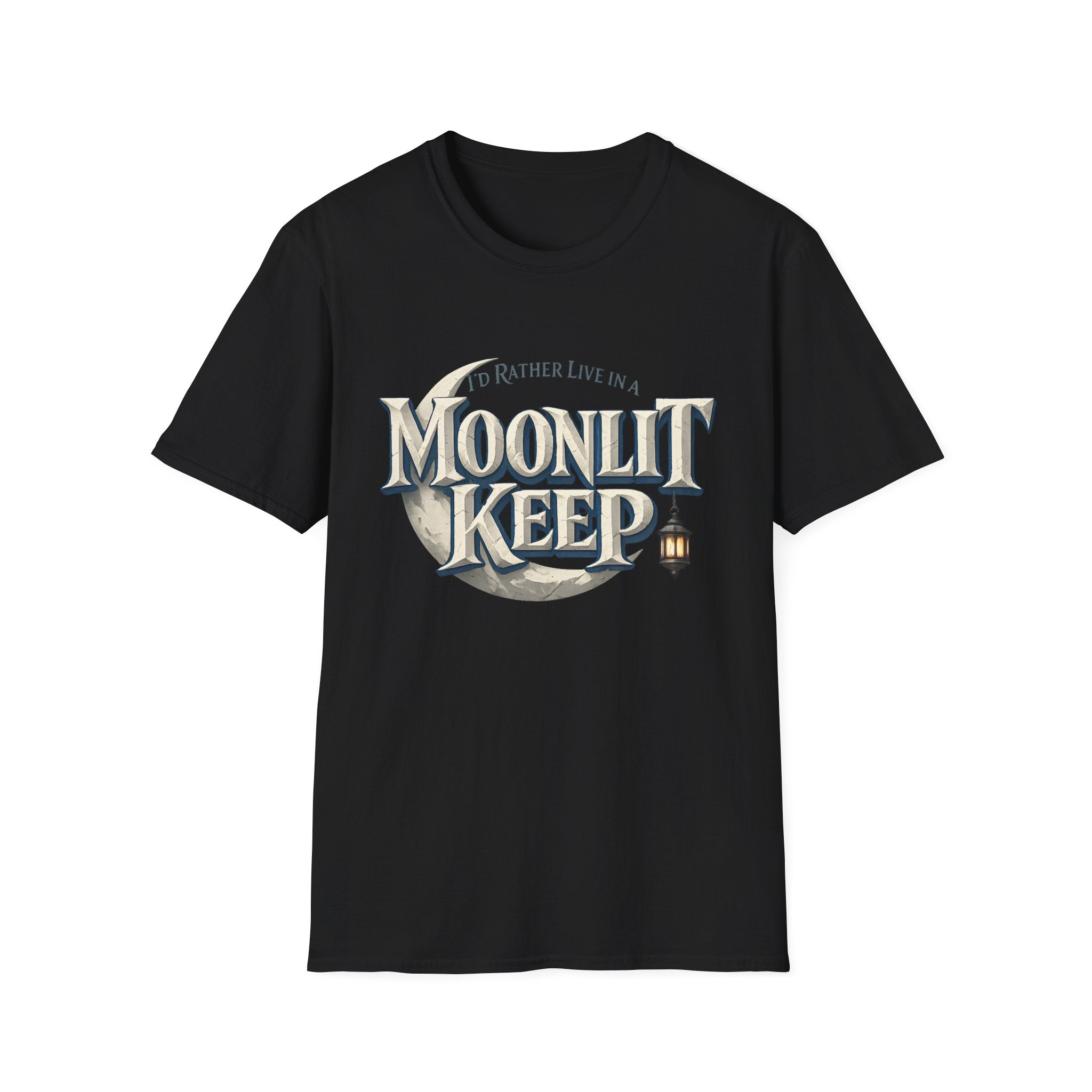 I'd Rather Live in a Moonlit Keep Fantasy Night Tee