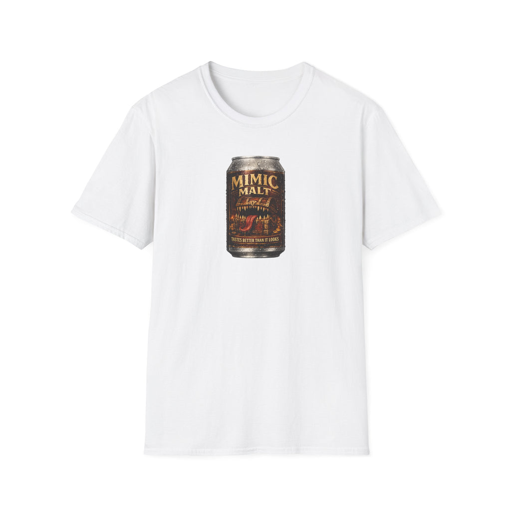 Mimic Malt Retro Funny Beer Can T-Shirt