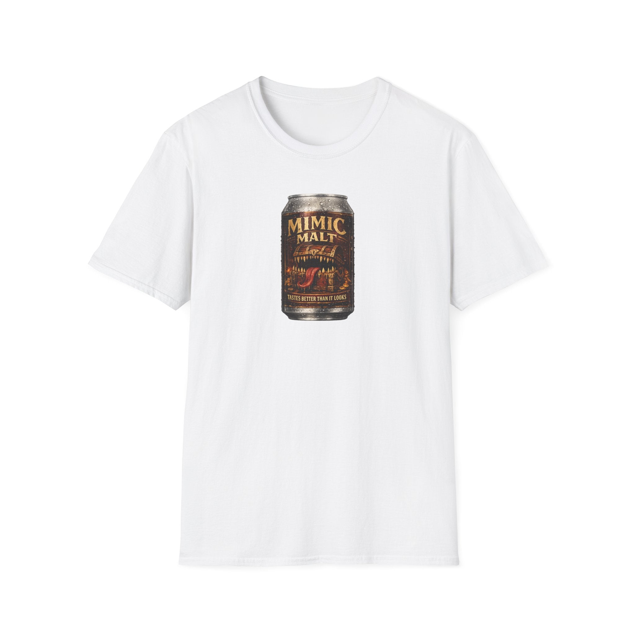 Mimic Malt Retro Funny Beer Can T-Shirt