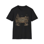 Ancient Things Live Here T-Shirt - Rustic Forest Fantasy Tee