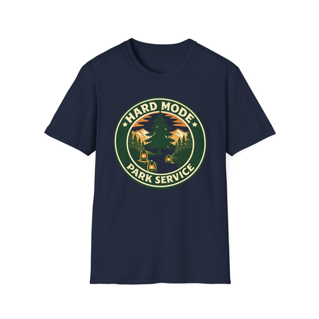 "Hard Mode Park Service" T-Shirt - Bold Graphic Tee