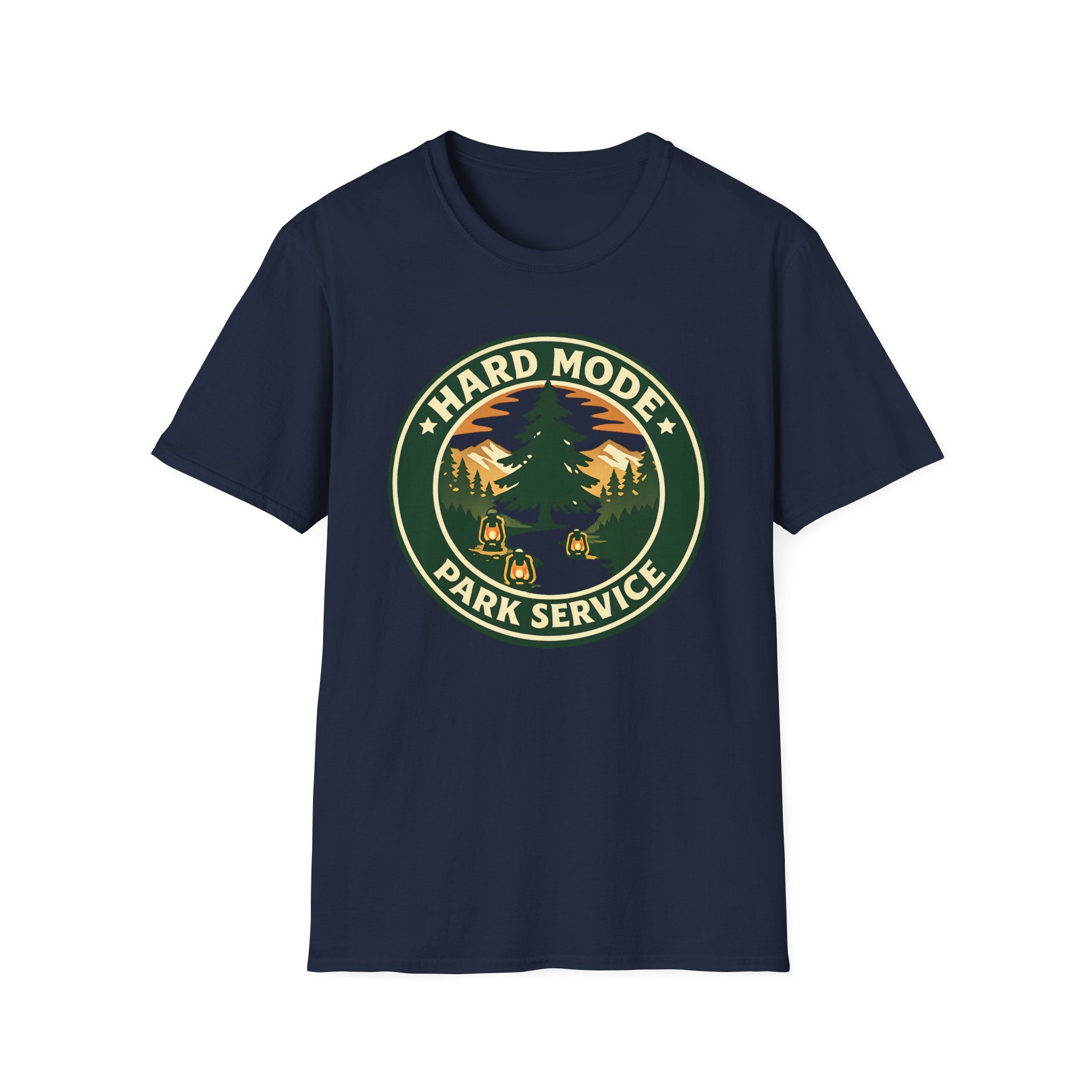 "Hard Mode Park Service" T-Shirt - Bold Graphic Tee