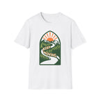 Keep Moving Adventure T-Shirt - Mountain Sunrise Graphic Tee