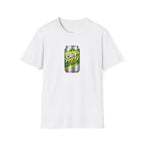 Crit Hit Citrus Soda Parody T-Shirt — Gamer Energy Drink Graphic Tee