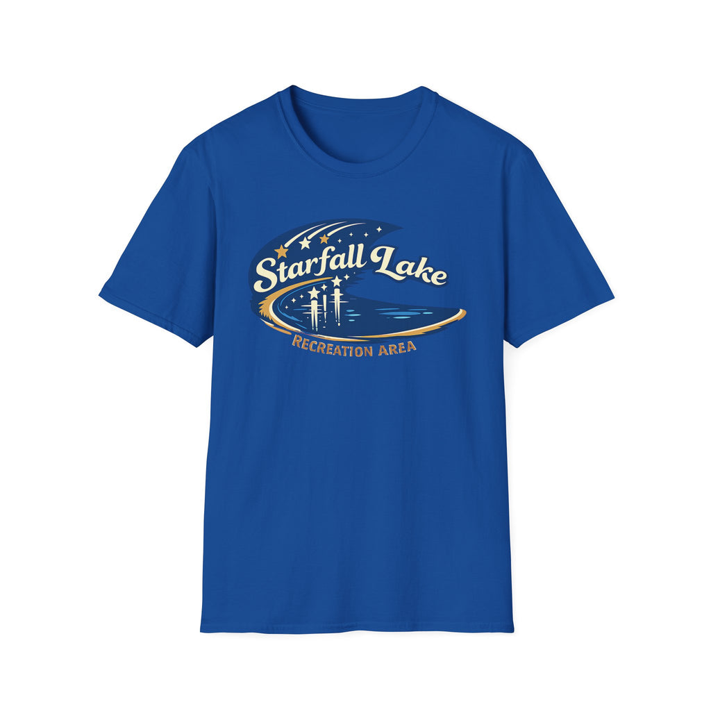 Starfall Lake T-Shirt - Retro Fantasy Recreation Area Tee