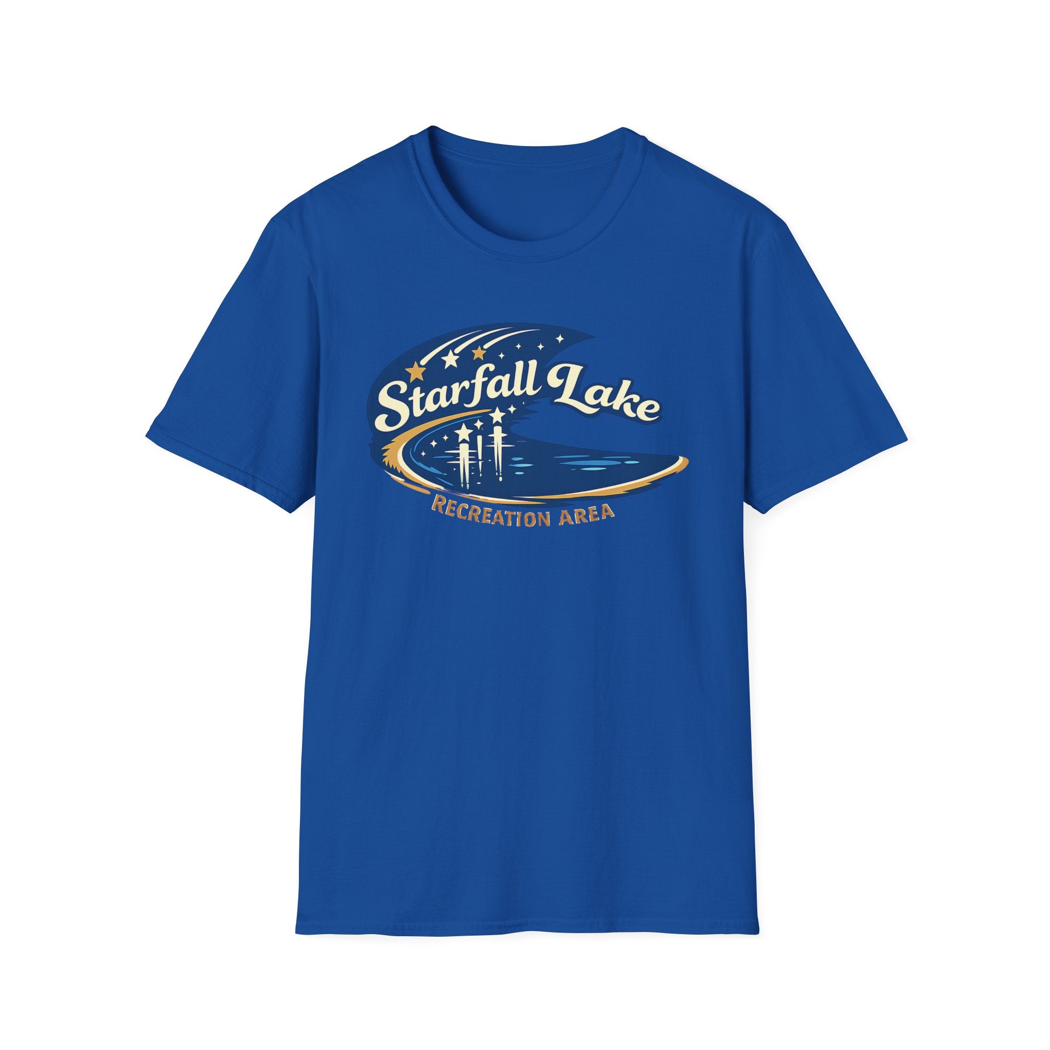 Starfall Lake T-Shirt - Retro Fantasy Recreation Area Tee