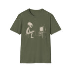 Gamer Alien -  Retro Video Games T-Shirt