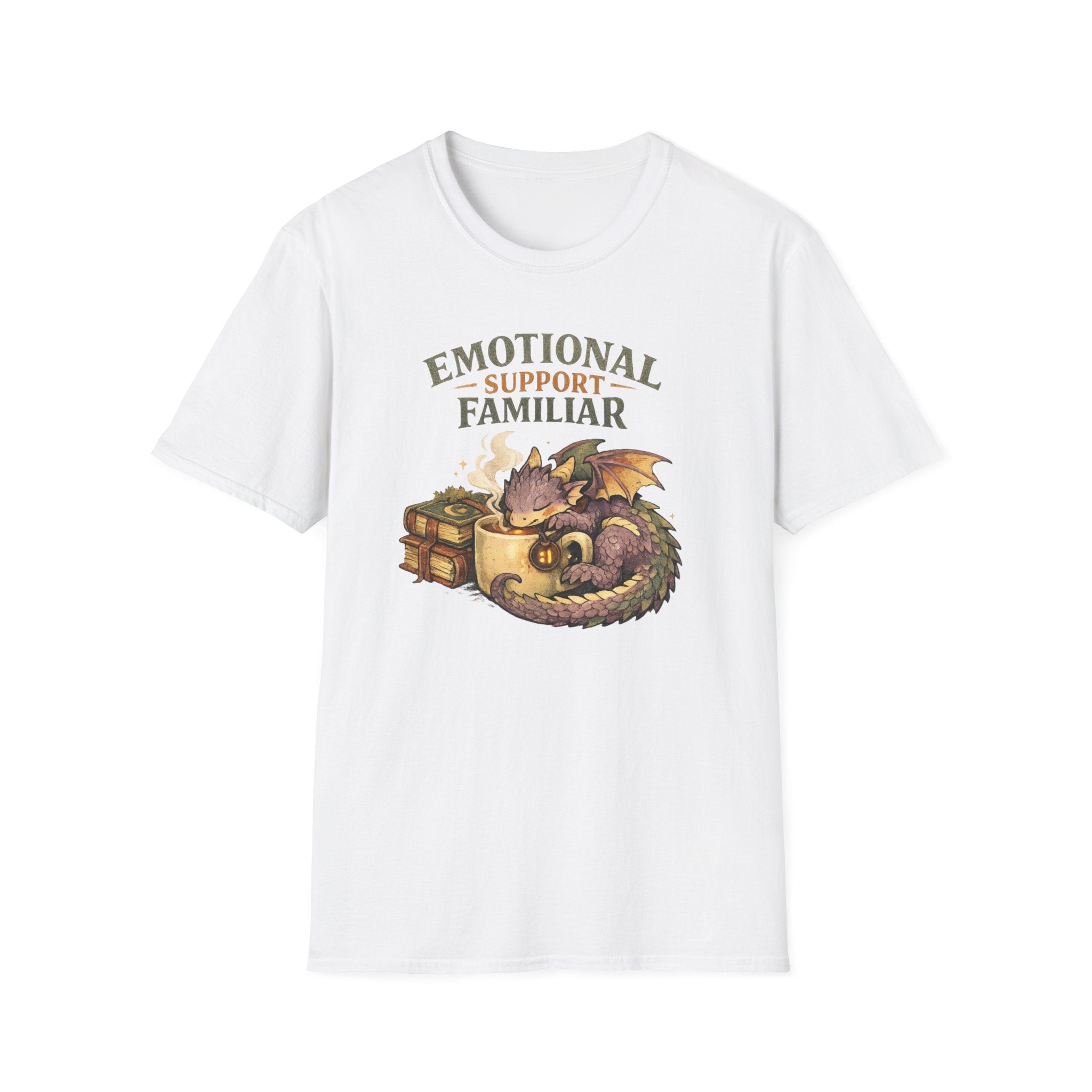 Emotional Support Familiar Cute Sleeping Dragon T-Shirt