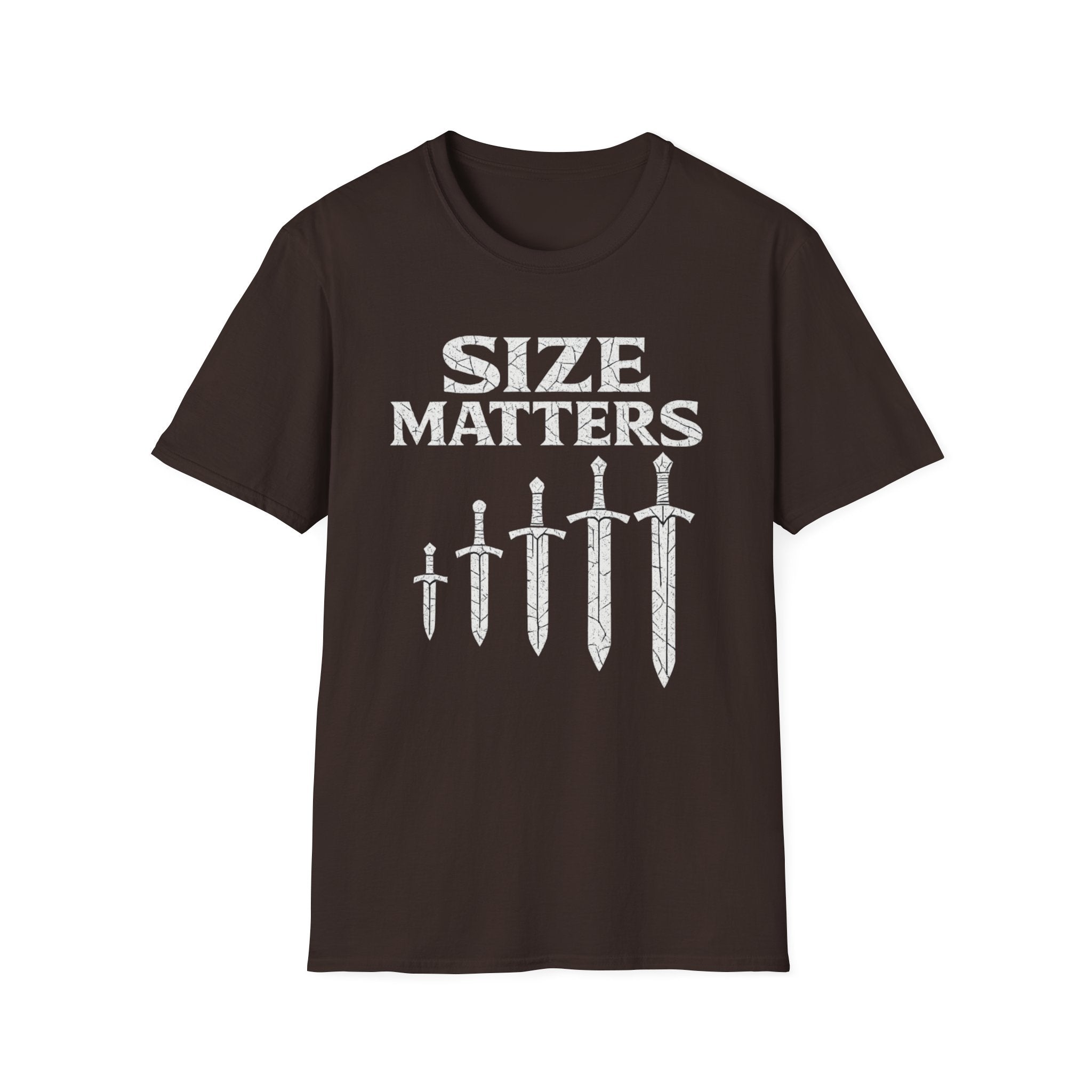 Size Matters Sword Graphic T-Shirt