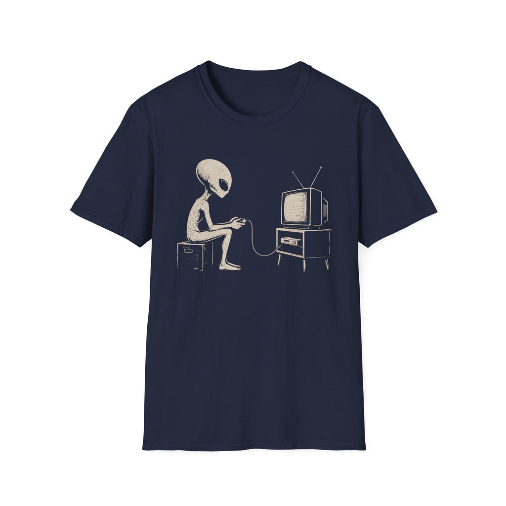 Gamer Alien -  Retro Video Games T-Shirt
