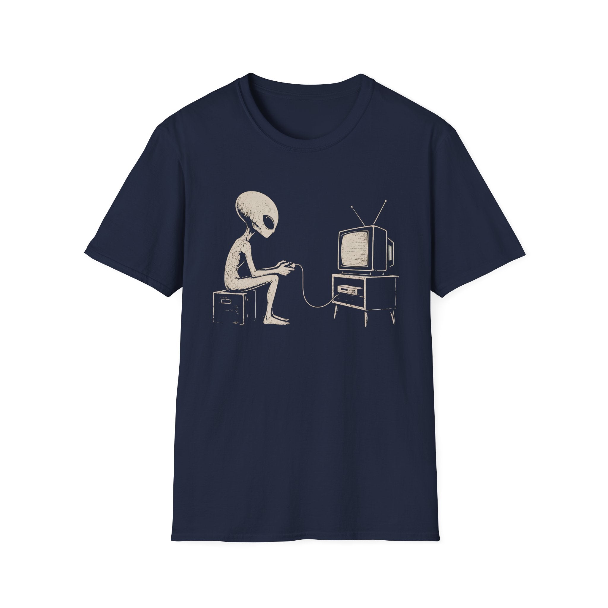 Gamer Alien -  Retro Video Games T-Shirt