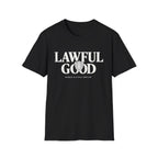 Lawful Good T-Shirt — 'Morale Is A Full-Time Job' RPG D&D Player Tee